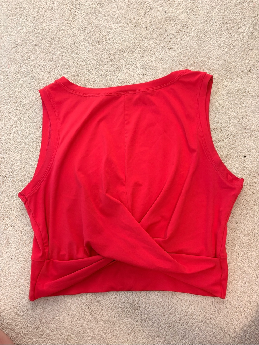 Kyodan Red Twist-Front Crop Tank